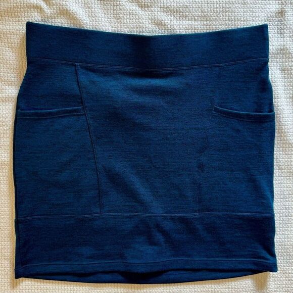 Toad&Co Blue Stretch Athletic Mini Skirt Women's Small - Picture 1 of 10